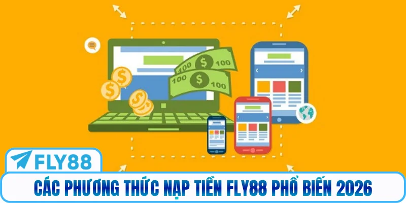 Các phương thức nạp tiền Fly88 phổ biến 2026